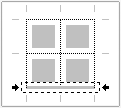 外枠のグレーの線r