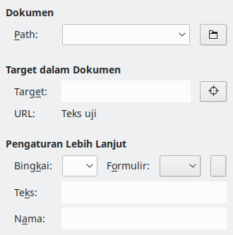 Citra Dialog Halaman Berkas Pranala