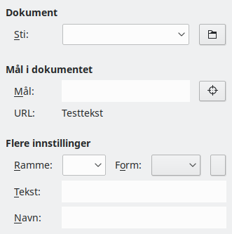 Dialog for Hyperkoblingsside