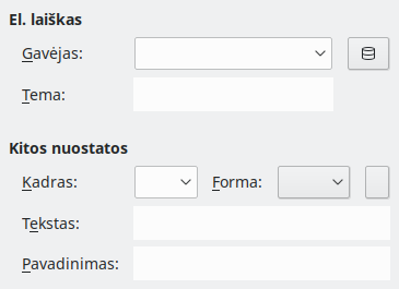 El. pašto hipersaito lango nuotrauka