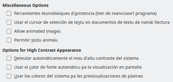 Options Accessibility Dialog Image