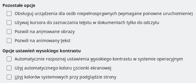 Options Accessibility Dialog Image