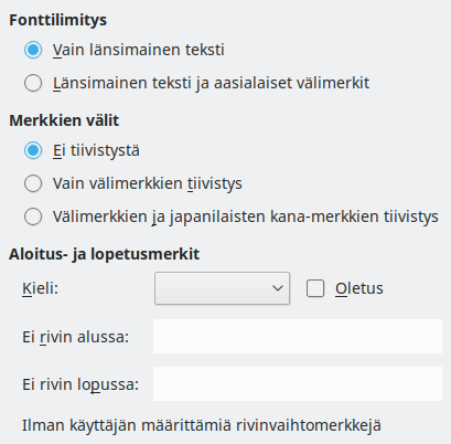 Options Asian Dialog Image