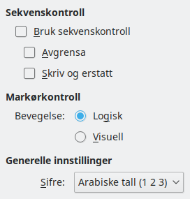 Dialog for CTL alternativer