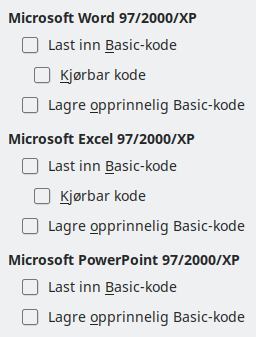 LAst inn/Lagre alternativ dialog