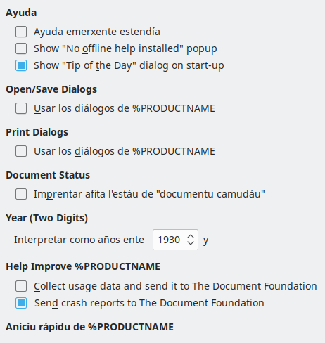 Options General Dialog Image