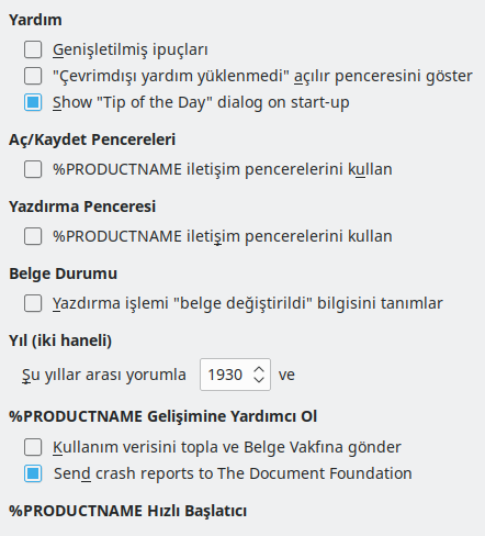 Options General Dialog Image