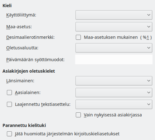Options Language Dialog Image