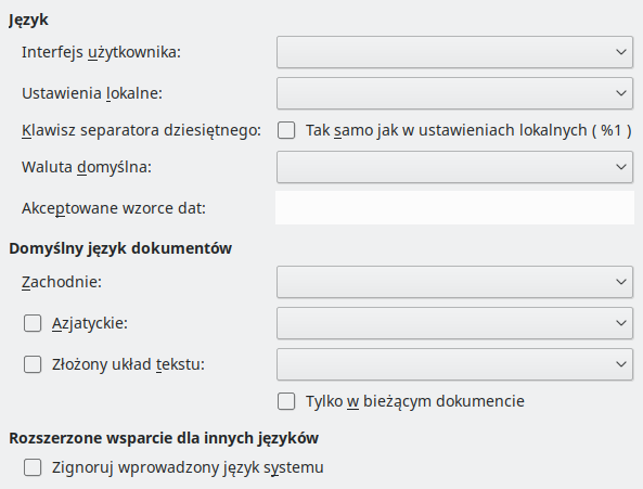 Options Language Dialog Image