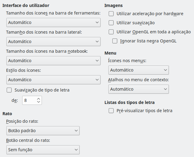 Imagem da caixa de diálogo Ver