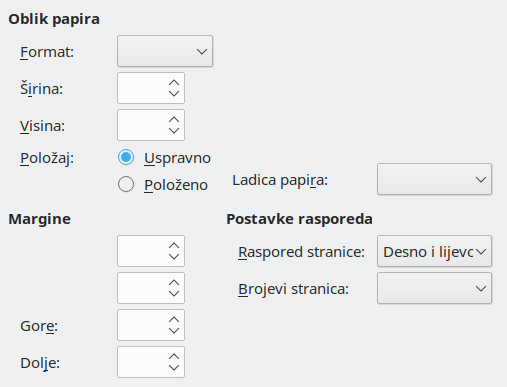 Page format tab page