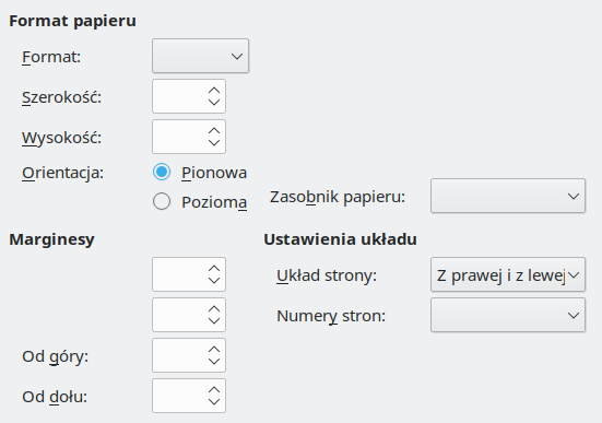 Page format tab page