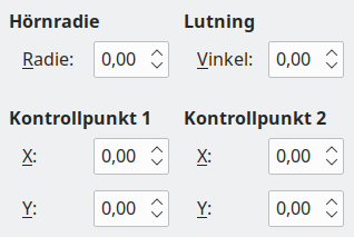 Slant and Corner Radius tab page