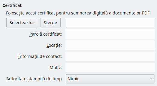 PDF Export Digital Signature Options Dialog Image