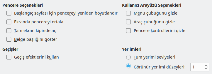 PDF Export User Interface Options Dialog Image