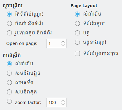 PDF Export View Options Dialog Image