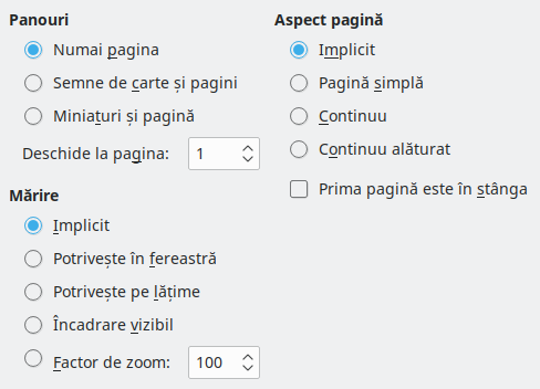 PDF Export View Options Dialog Image