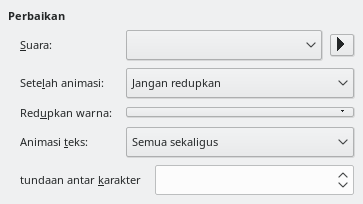 Enhanced Animation Effects Dialog