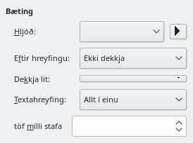 Enhanced Animation Effects Dialog