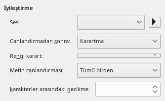 Enhanced Animation Effects Dialog
