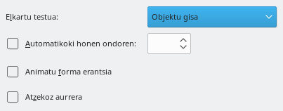 Testu-animazioen elkarrizketa-koadroa
