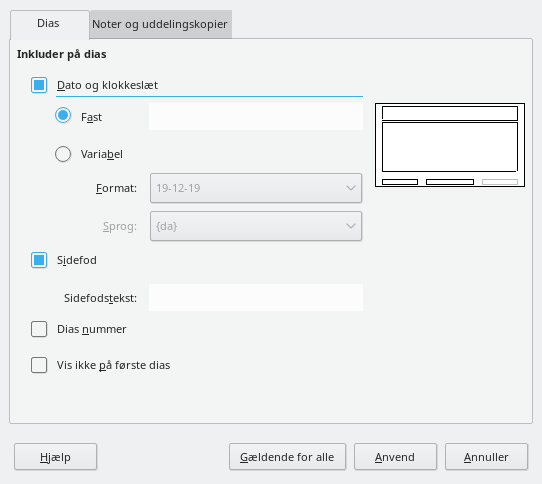 Dialogen DiasH
hoved og -fod