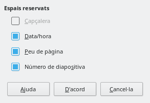 Diâleg Disposició mestra