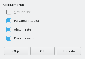 Master Layout Dialog