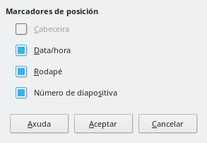 Caixa de diálogo Disposición da principal