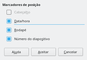 Caixa de diálogo Esquema do modelo global