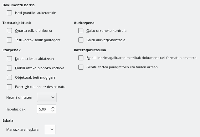 Impressen aukera orokorren elkarrizketa-koadroa