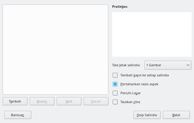 Impress Photo Album Dialog