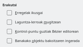 Impressen bistaratze-aukeren elkarrizketa-koadroa