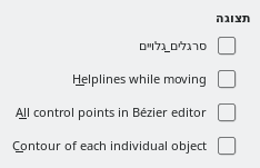 Impress View Options Dialog