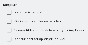 Impress View Options Dialog