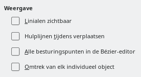 Afbeelding van dialoogvenster Opties - Impress - Beeld