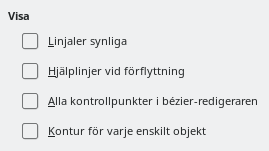 Impress View Options Dialog