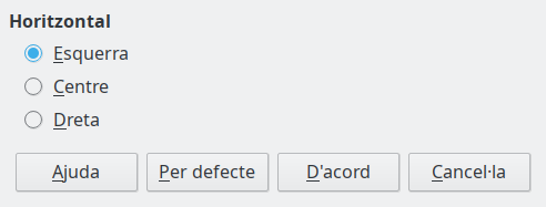 Diàleg d'alineació