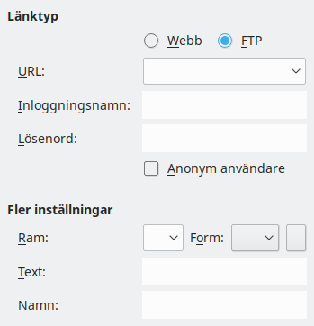 Hyperlink Internet Dialog Image