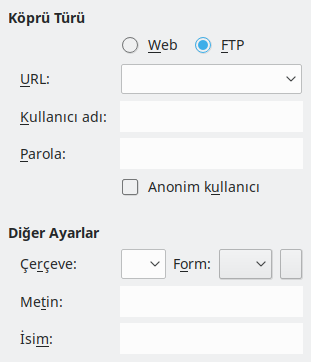 İnternet Köprüsü İletişim Penceresi Resmi