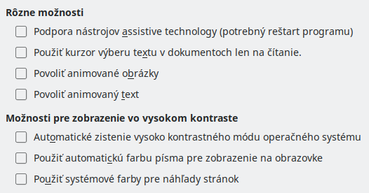 Options Accessibility Dialog Image