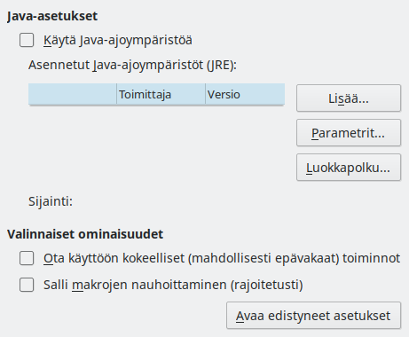 Options Advanced Dialog Image
