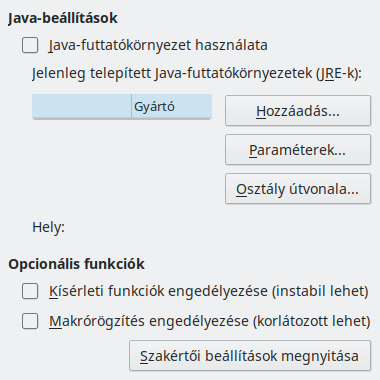 Options Advanced Dialog Image