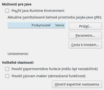 Options Advanced Dialog Image