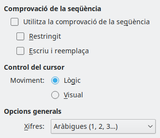 Imatge del diàleg d'opcions CTL