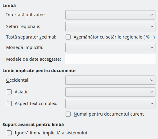 Options Language Dialog Image