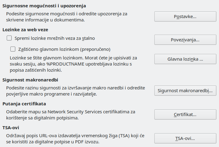Options Security Dialog Image