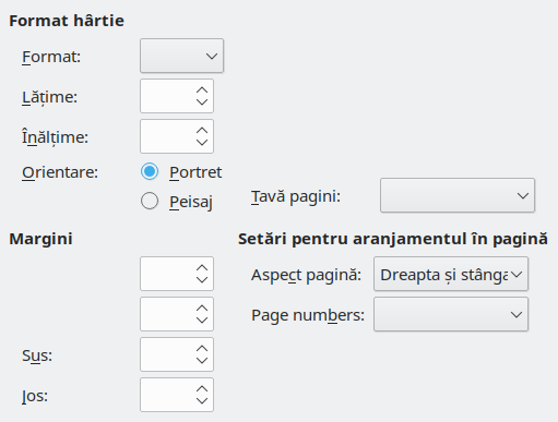 Page format tab page