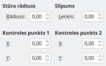 Slant and Corner Radius tab page