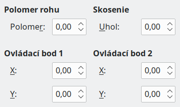Slant and Corner Radius tab page